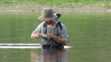 Video thumb for Windy day, fly-fishing carp