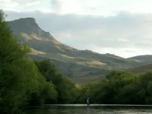 User submitted picture: weading Malleo River, Pat...